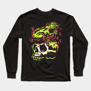 RAT SKULL Long Sleeve T-Shirt